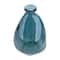 10.25" Blue Abstract Glass Tabletop Vase by Ashland®